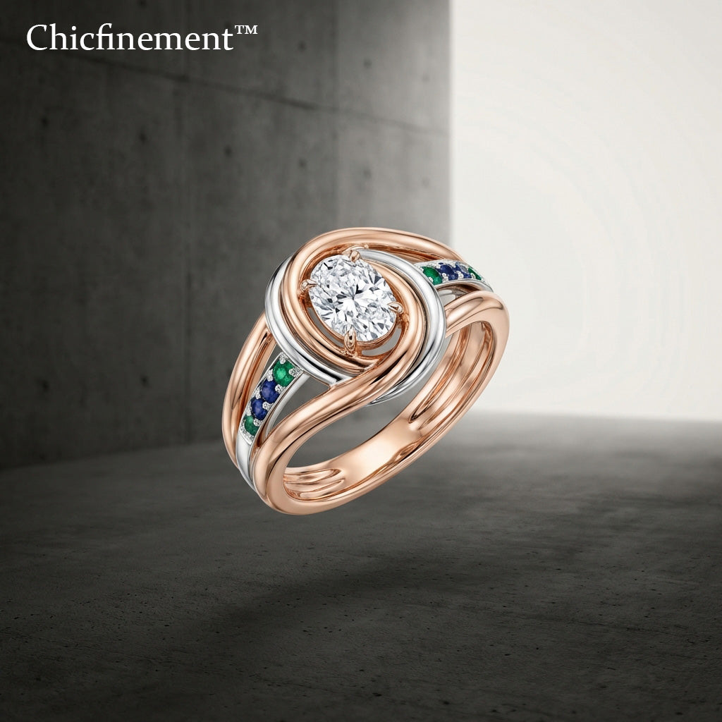 Chicfinement™ Elegant Intertwined Ring