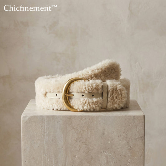 Chicfinement™ Plush Texture Accent Belt
