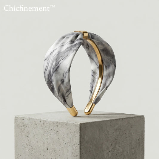 Chicfinement™ Sculpted Marble Pattern Headband