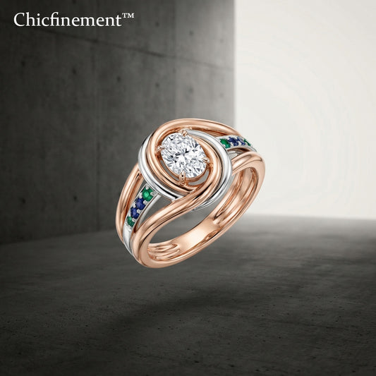 Chicfinement™ Elegant Intertwined Ring