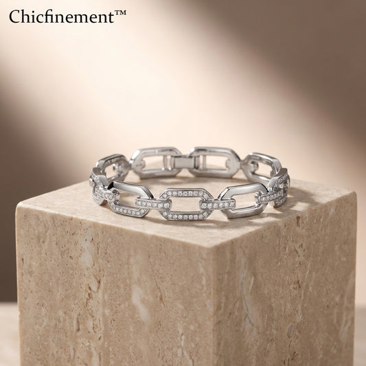 Chicfinement™ Sparkling Chain Bracelet